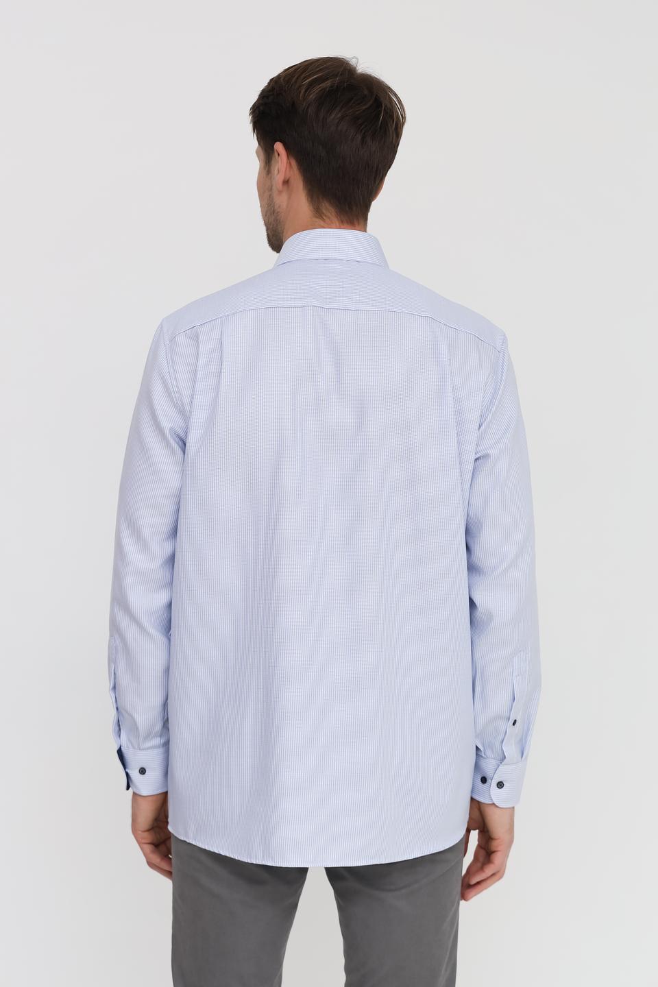 Рубашка Casa Moda в полоску голубая