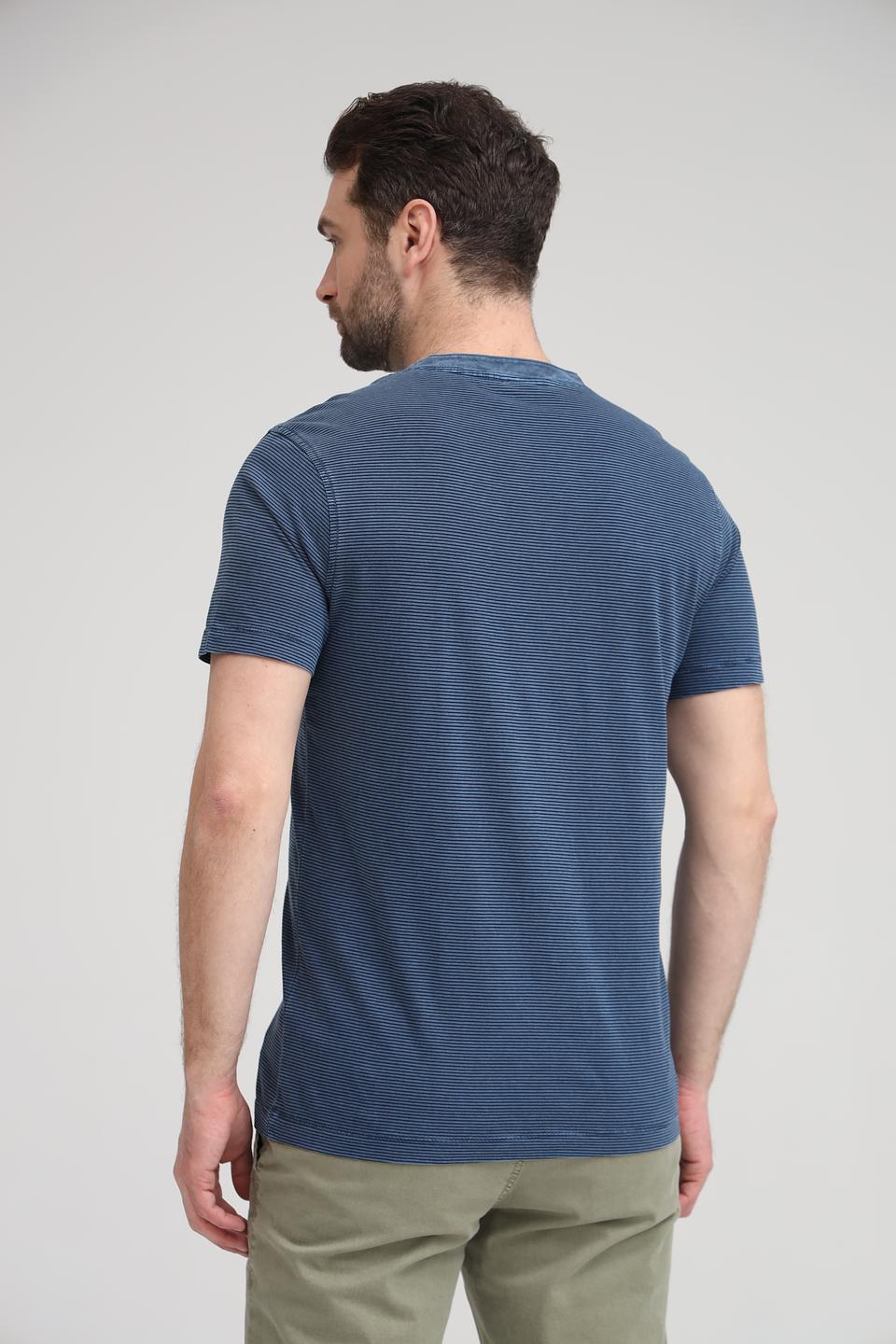 Поло Lerros в полоску синий