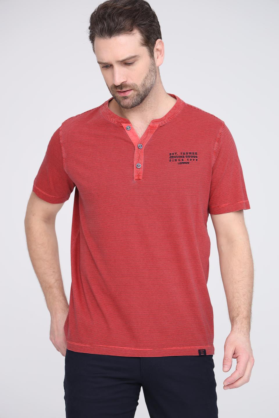 Поло Lerros в полоску красный