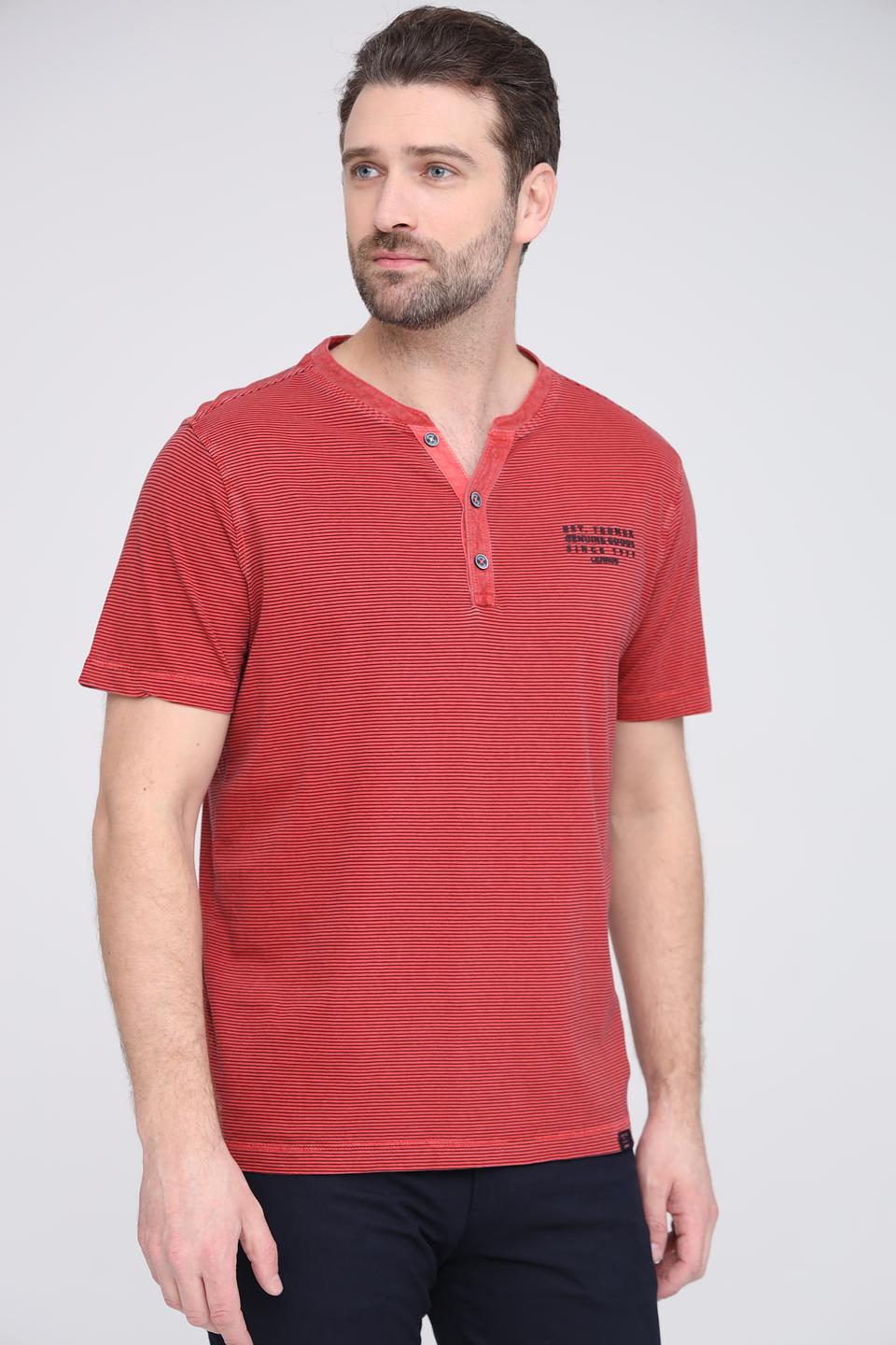 Поло Lerros в полоску красный