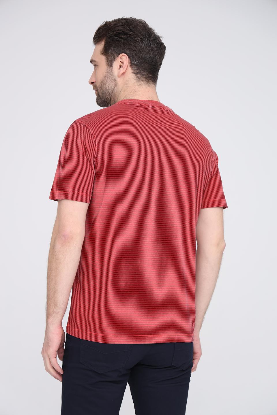 Поло Lerros в полоску красный