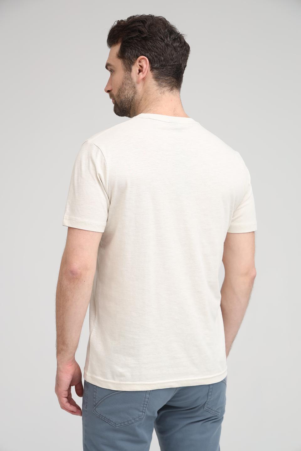 Футболка Lerros с принтом бежевая