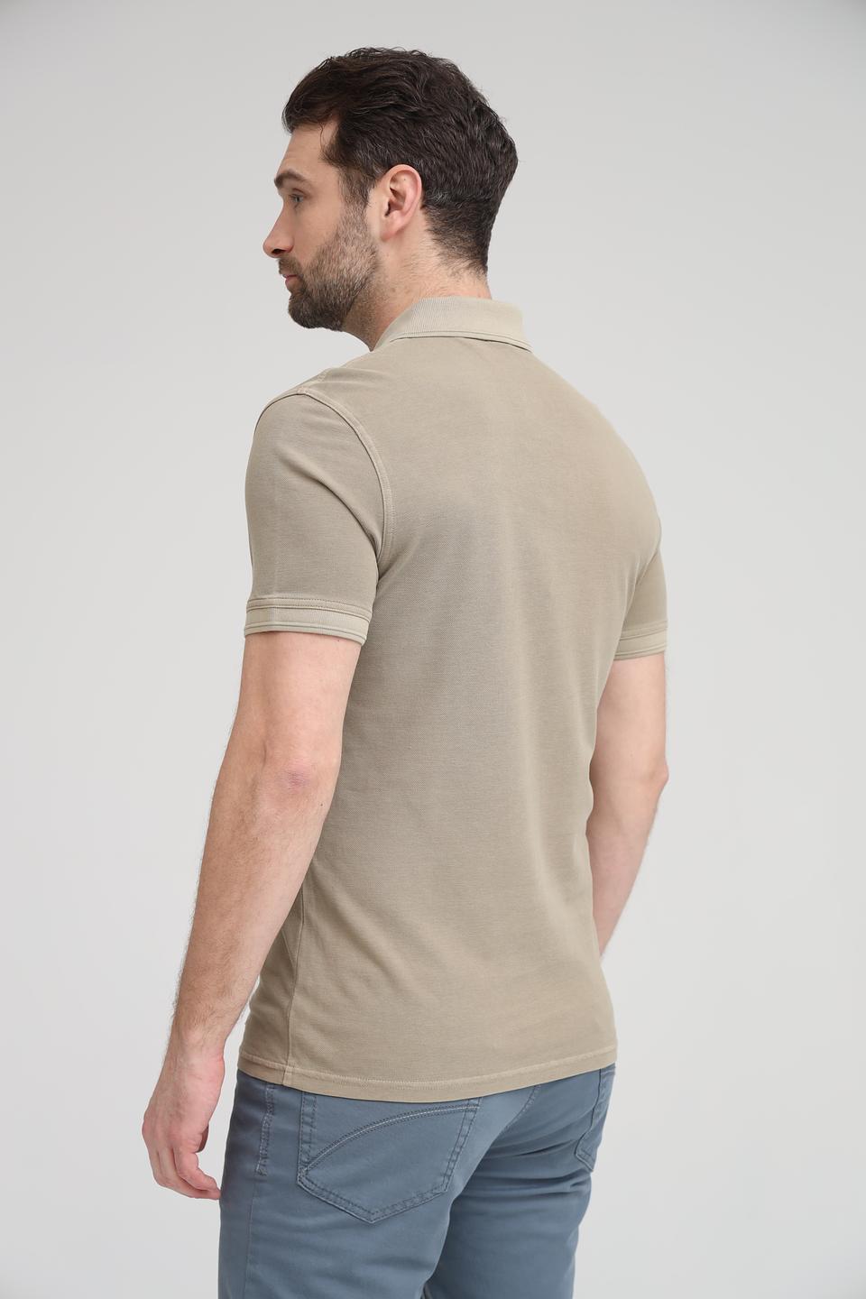 Поло Boss Orange бежевое