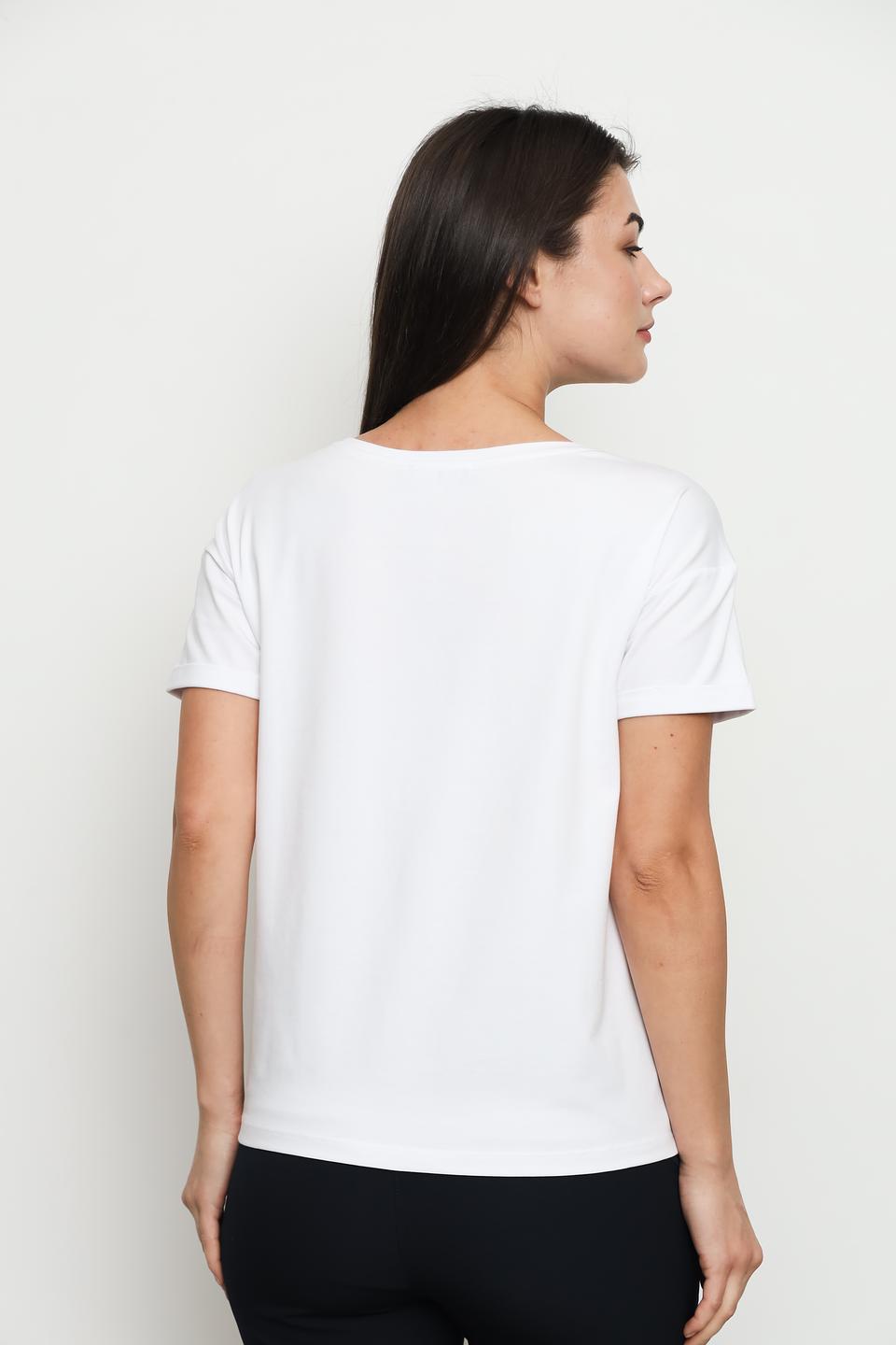 Футболка Margittes с тигром белый