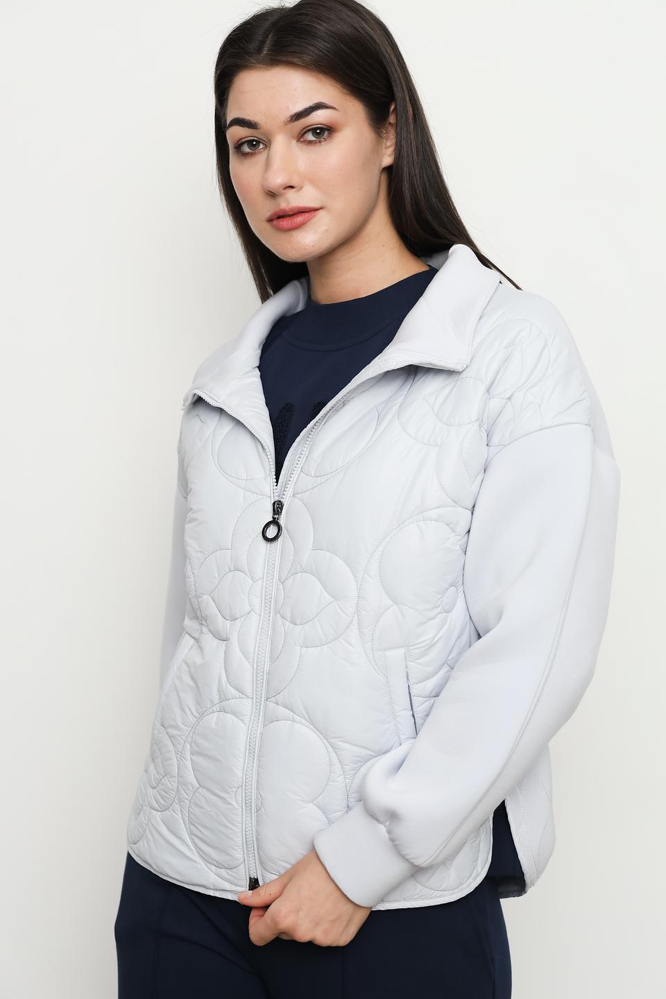 Куртка Bugatti стеганая светло-серая