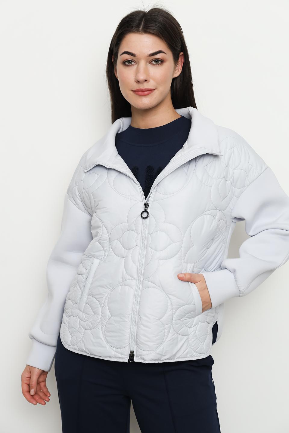 Куртка Bugatti стеганая светло-серая