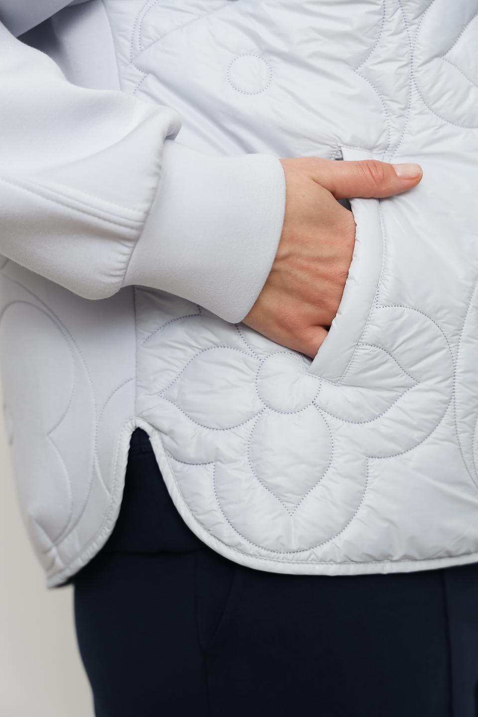 Куртка Bugatti стеганая светло-серая