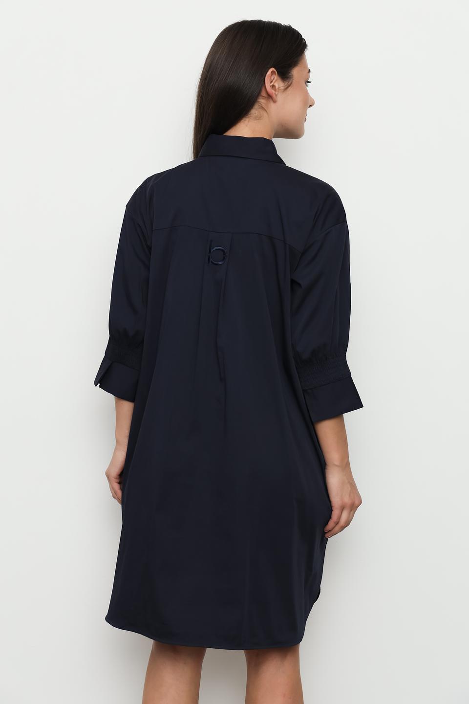 Платье рубашка Bugatti тёмно-синее