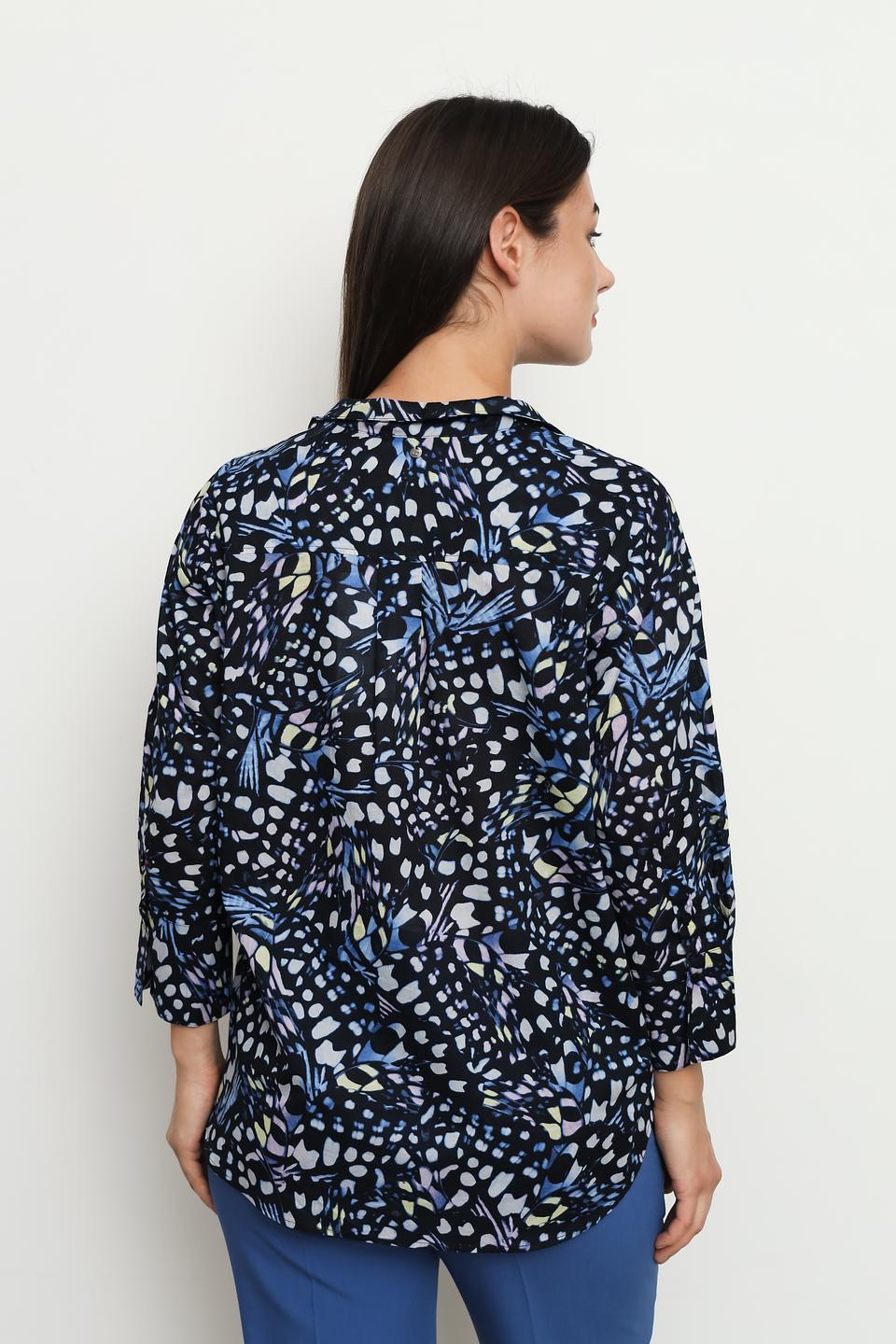 Блуза Gerry Weber EDITION с принтом чёрная