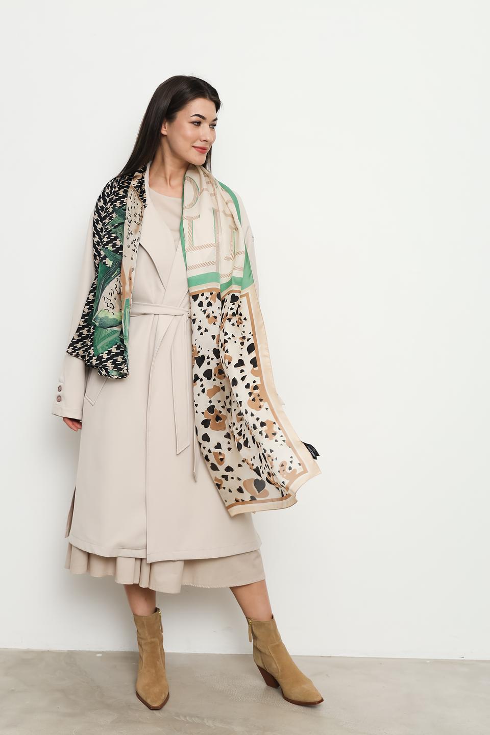 Платок Marc Cain с принтом