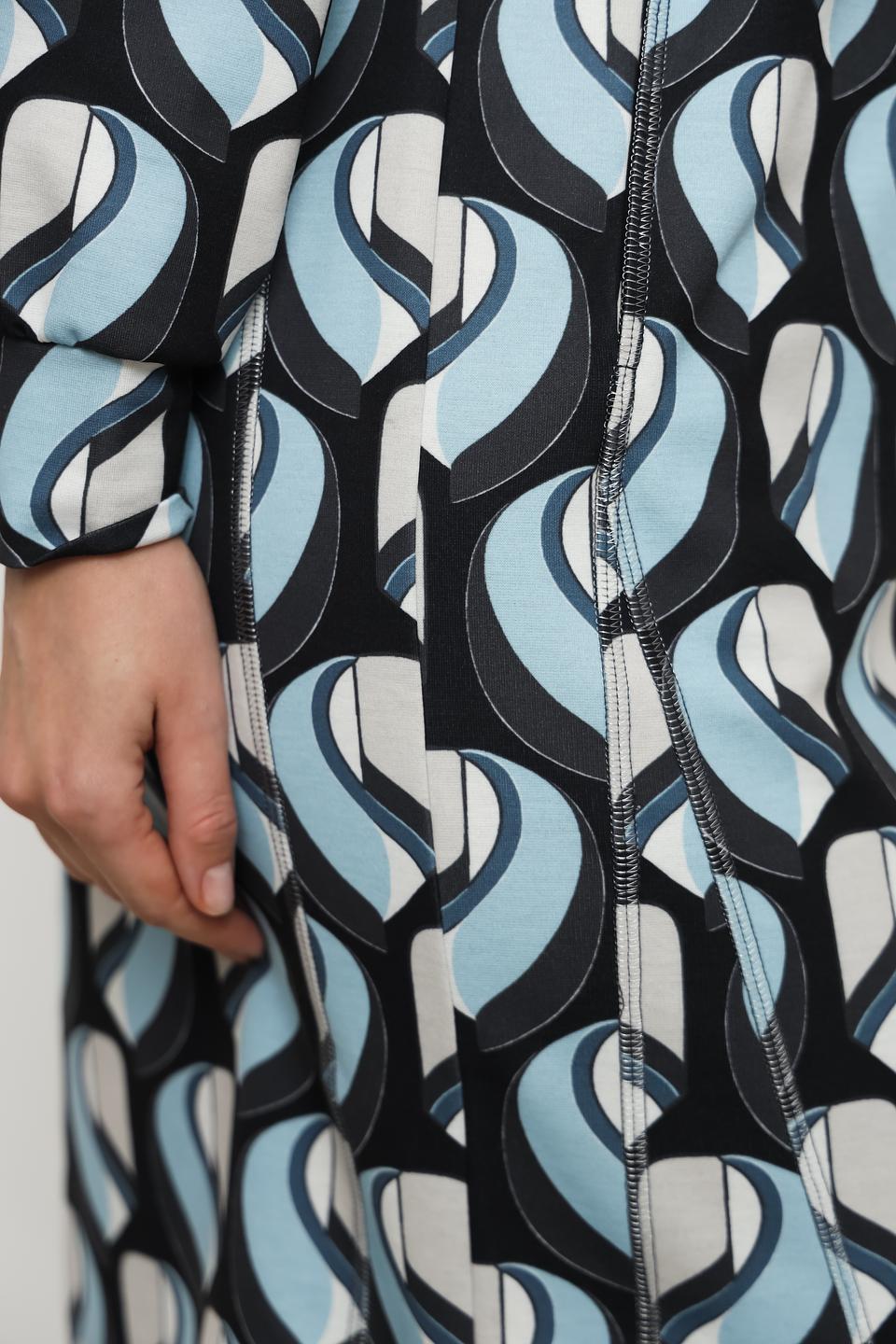 Платье Lecomte с геометрическим принтом