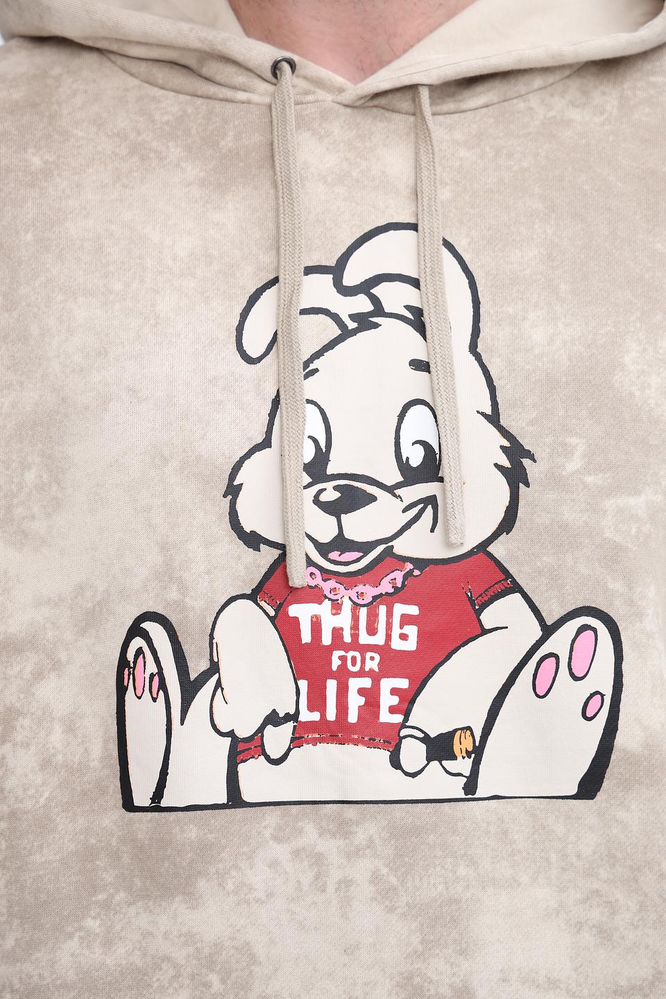 Худи Guess муж. с принтом