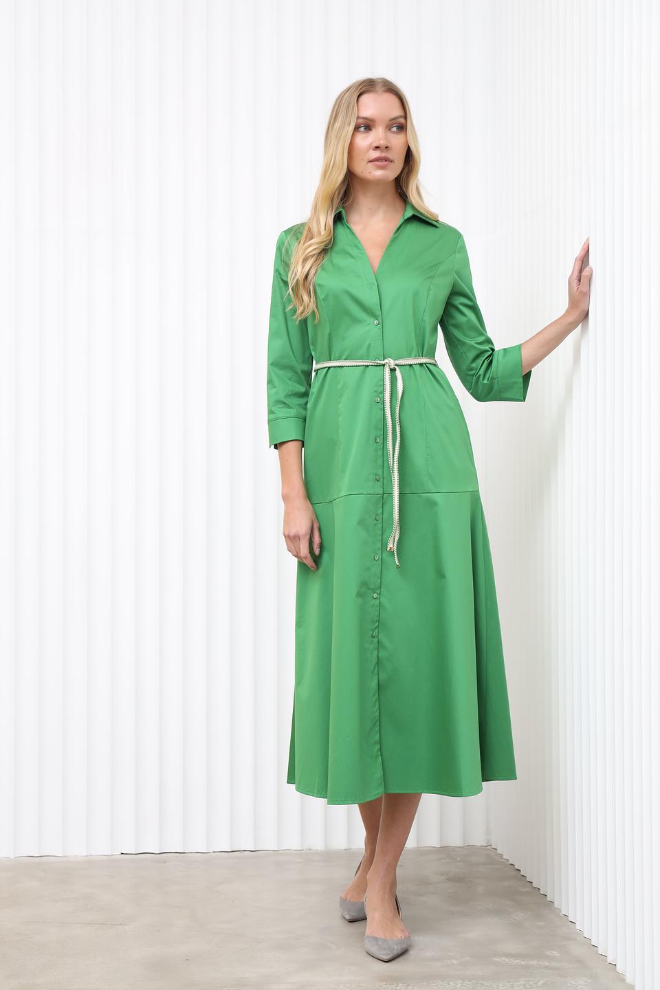 Платье рубашка Penny Black зелёное