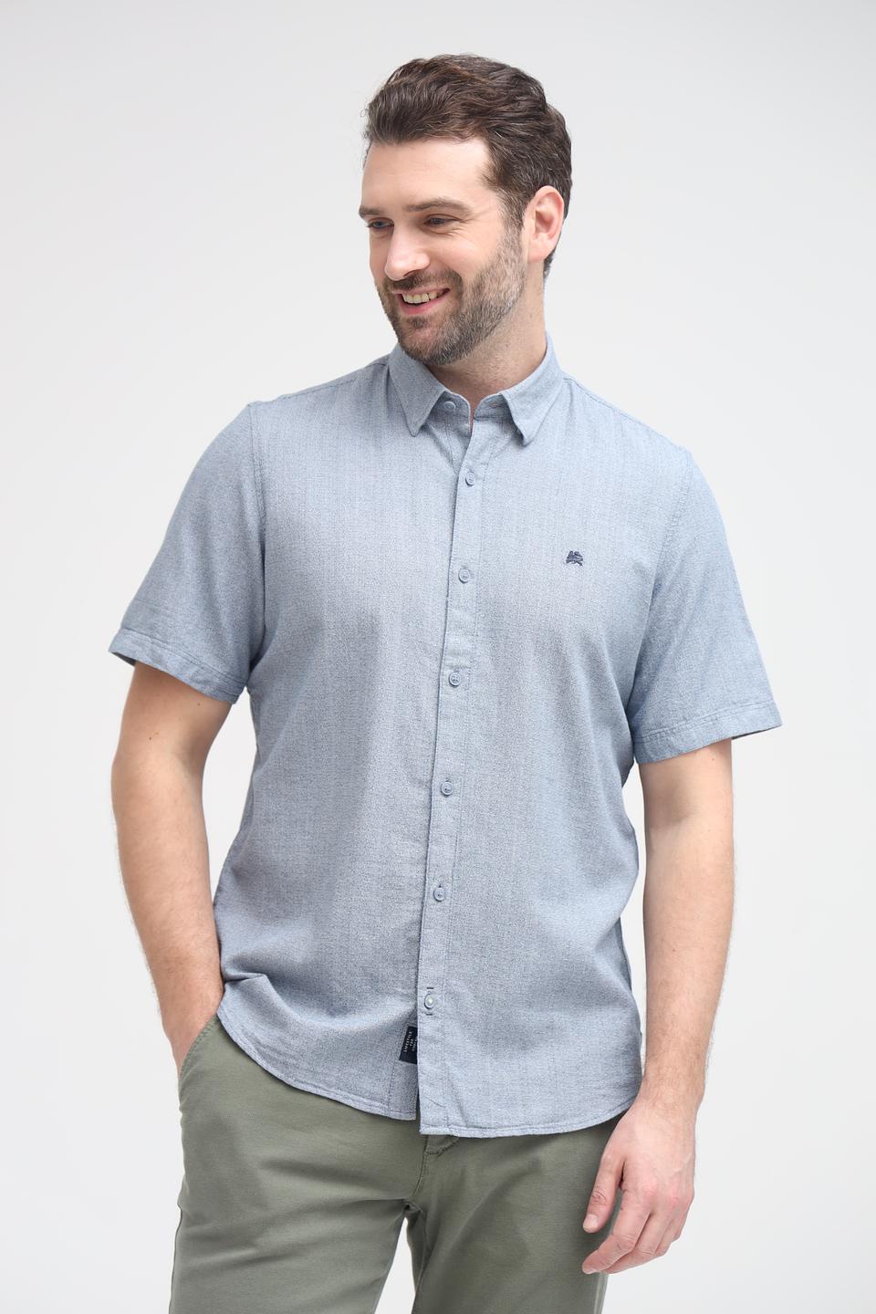 Рубашка кр Lerros men голубая