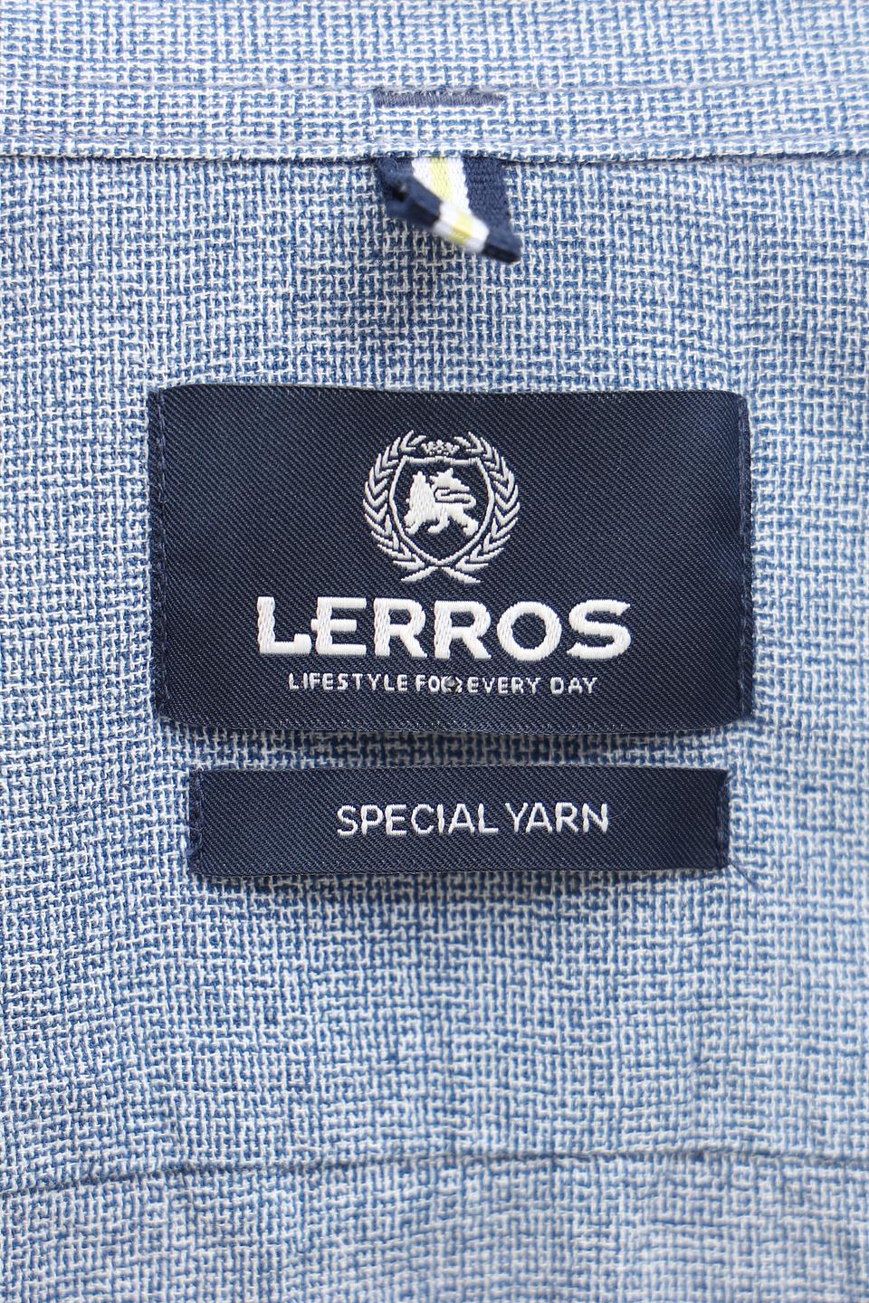 Рубашка кр Lerros men голубая