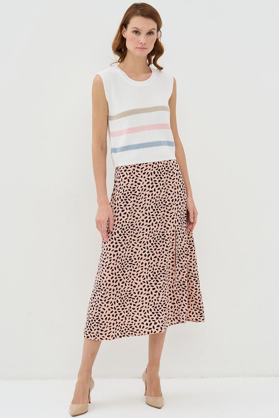 Жилет BE YOU в полоску белый