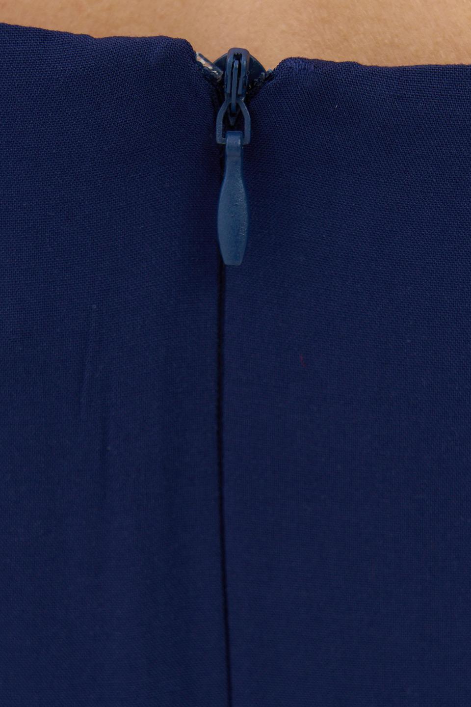 Платье BE YOU синее с завязками