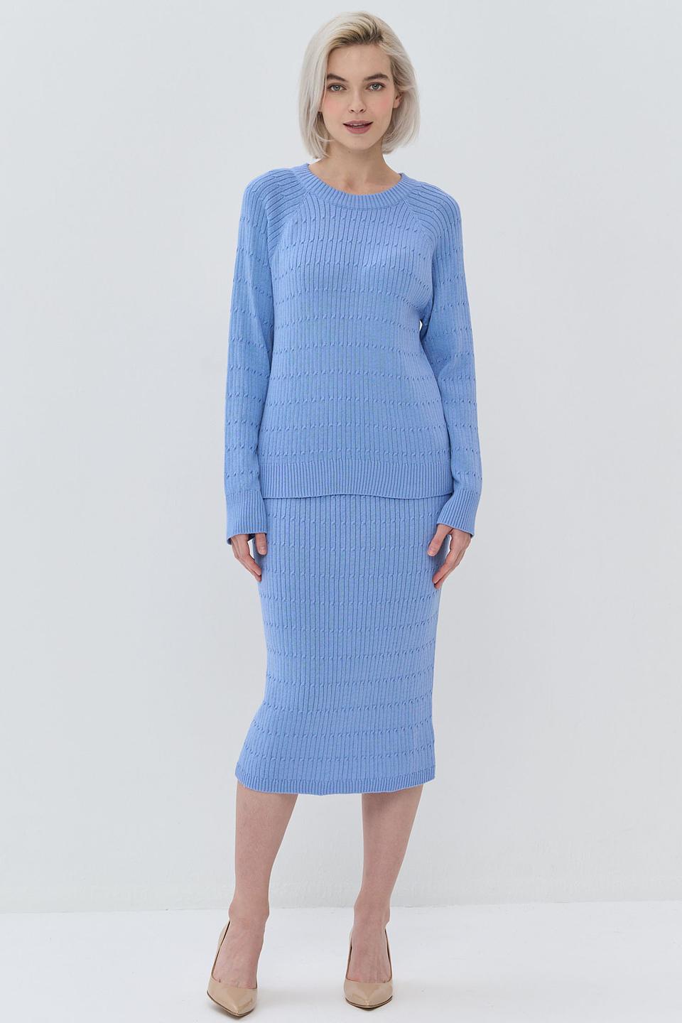Костюм вязаный BE YOU голубой