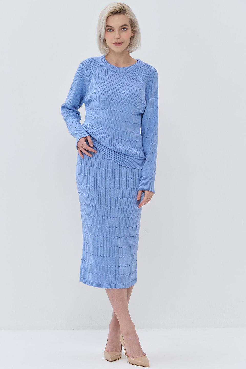 Костюм вязаный BE YOU голубой