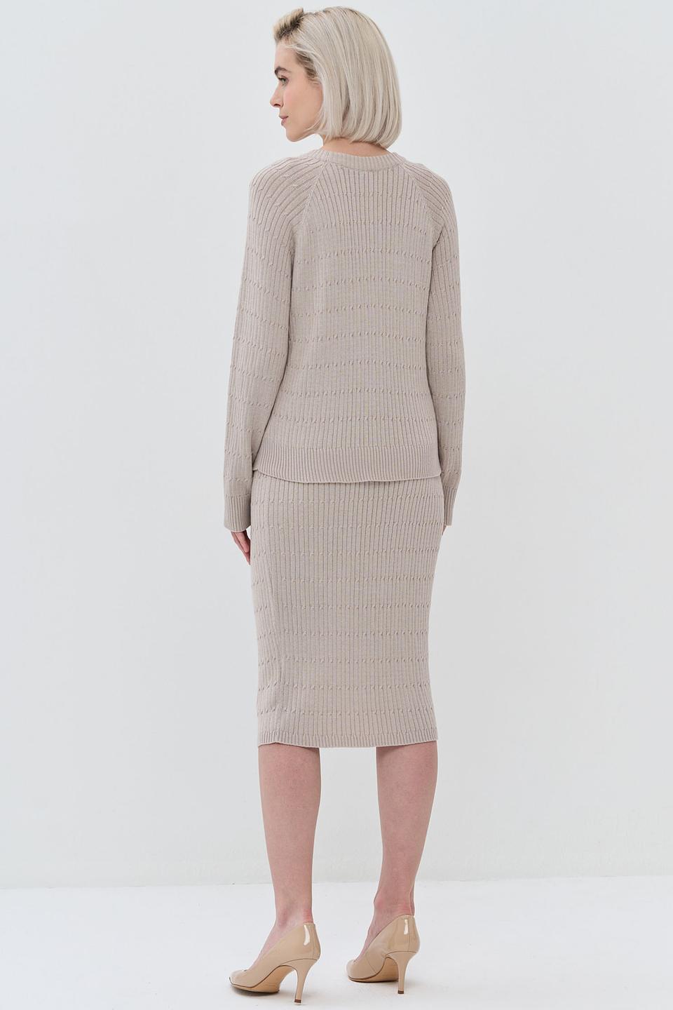 Костюм BE YOU вязаный бежевый
