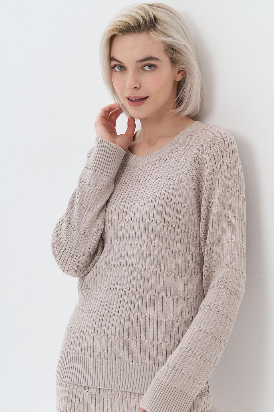 Костюм BE YOU вязаный бежевый