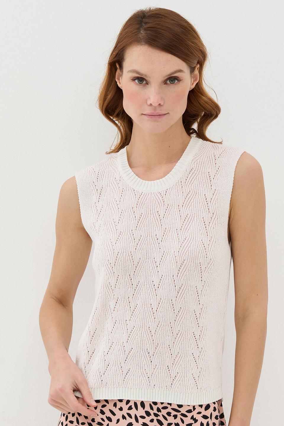 Жилет NEWVAY ажурный белый