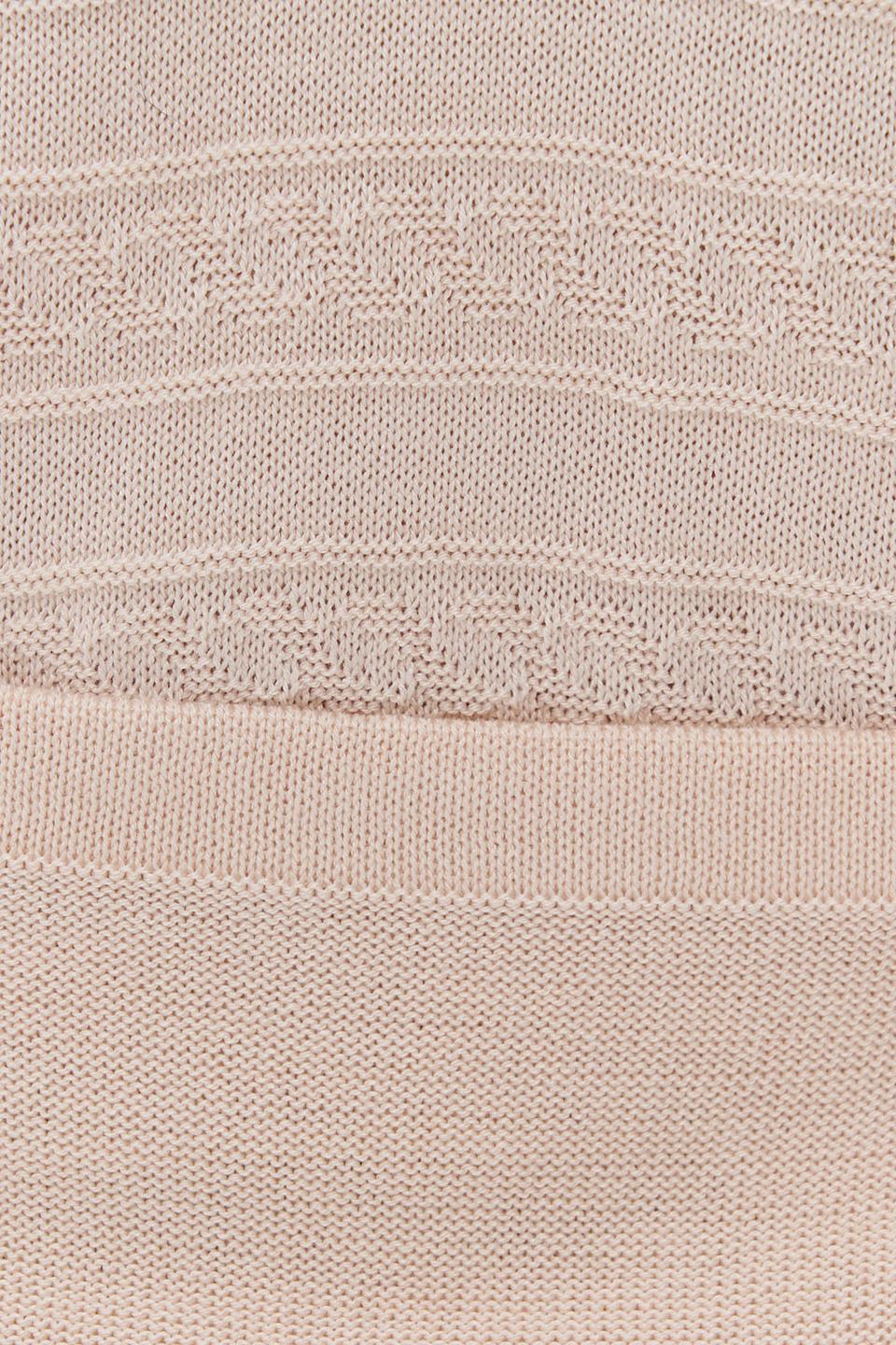 Джемпер NEWVAY с V-образным вырезом розовый