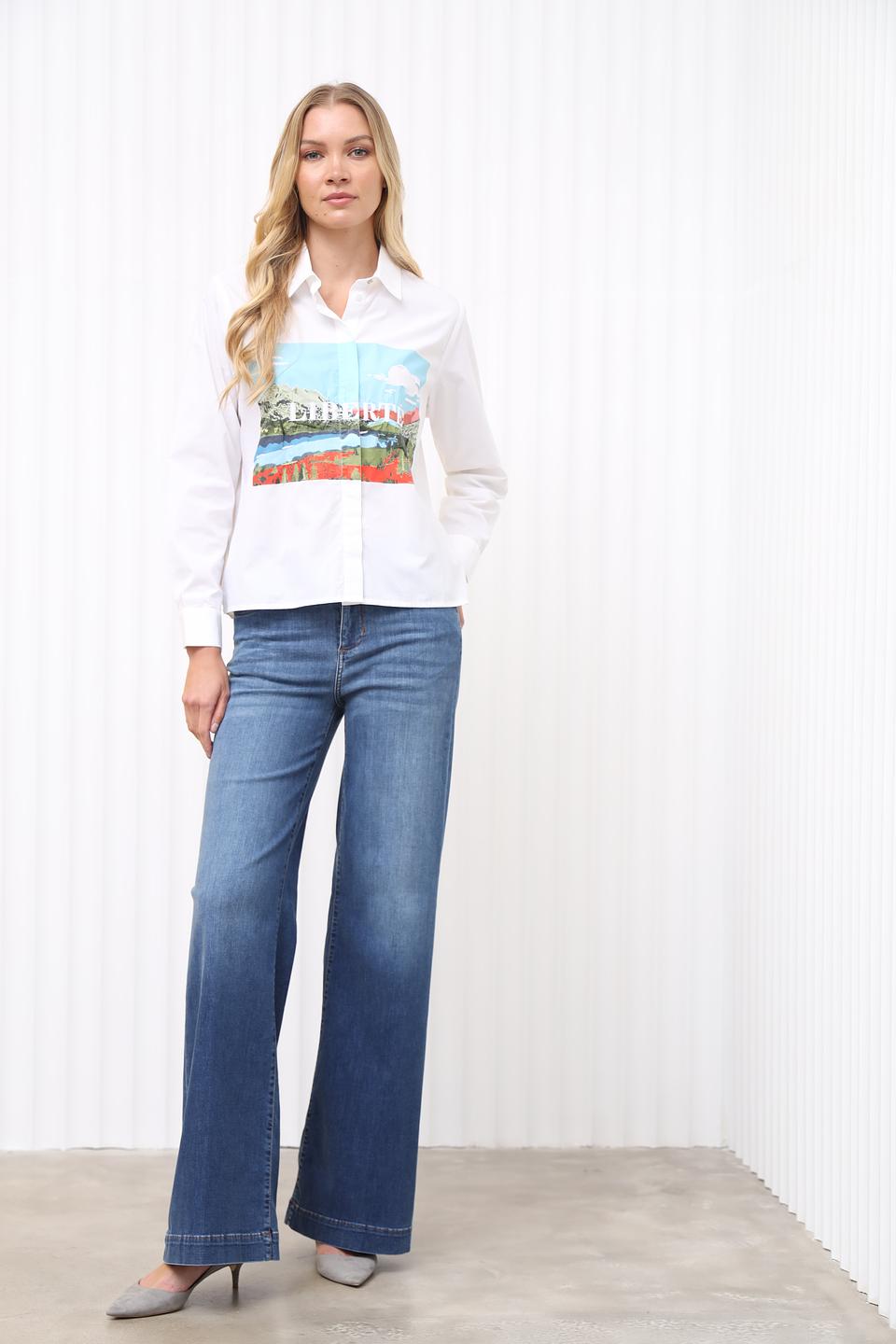 Рубашка Rich and Royal с принтом