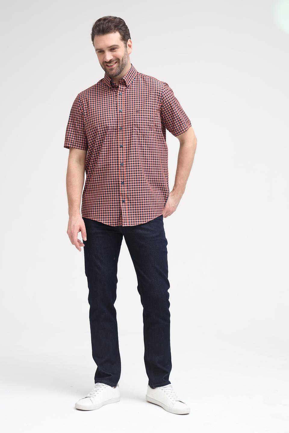 Рубашка кр Casa Moda в клетку