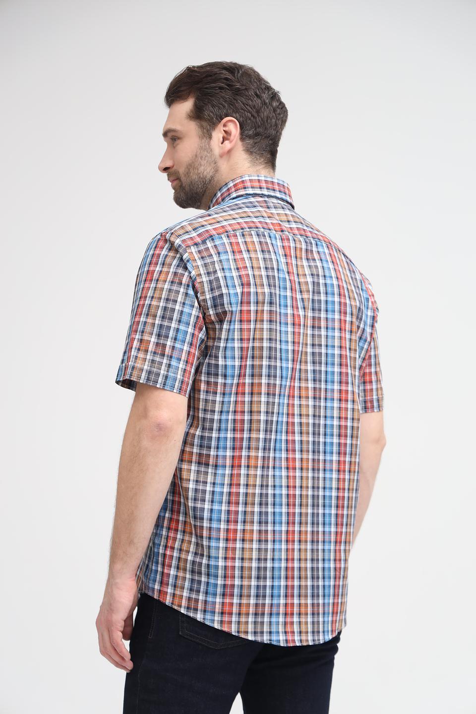 Рубашка кр Casa Moda в клетку