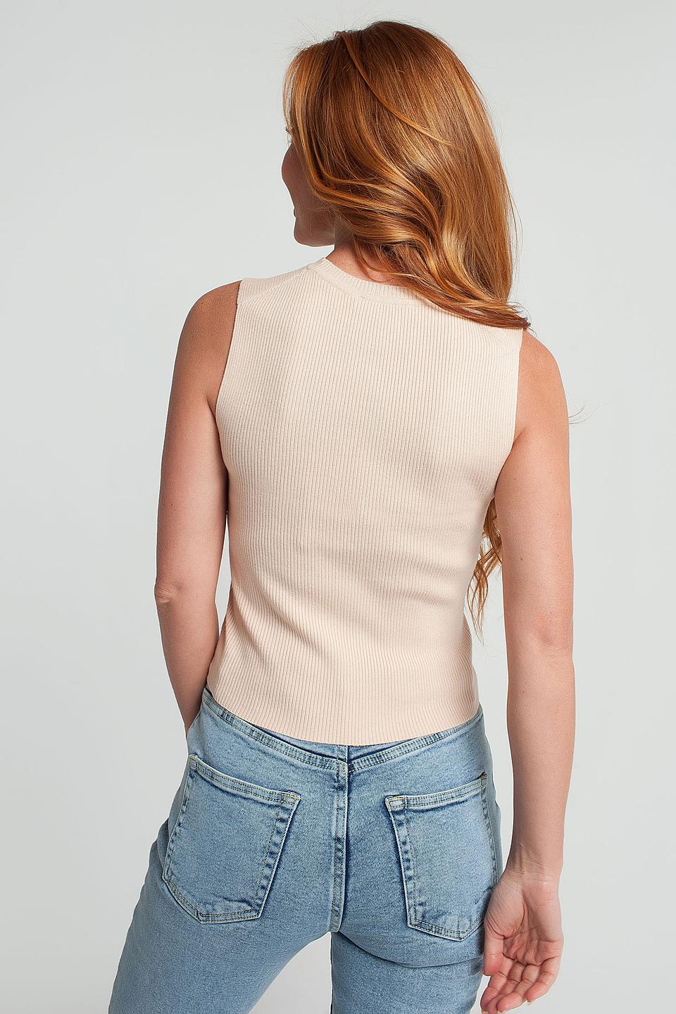 Топ MYLIKE бежевый