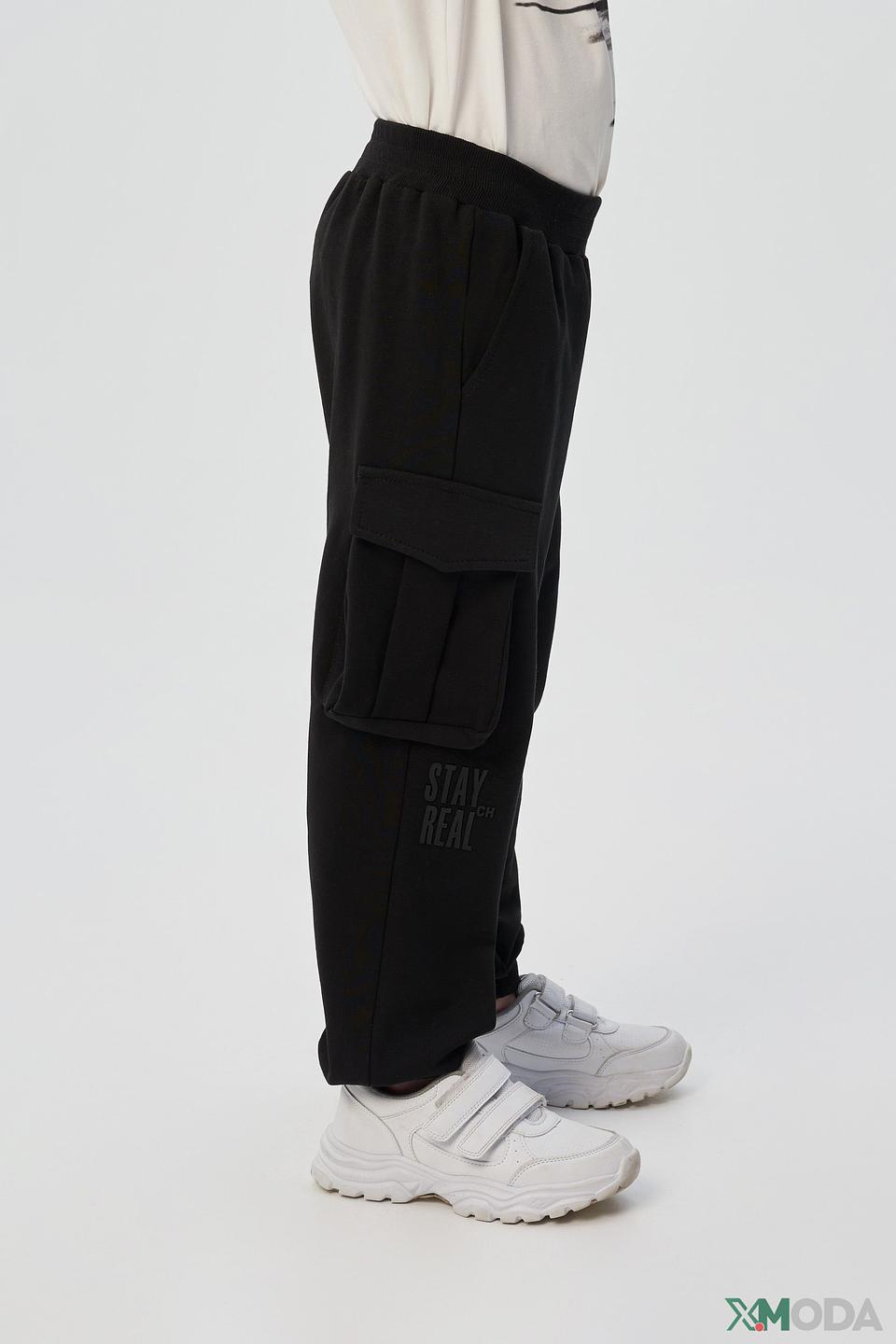 Брюки Choupette карго чёрные