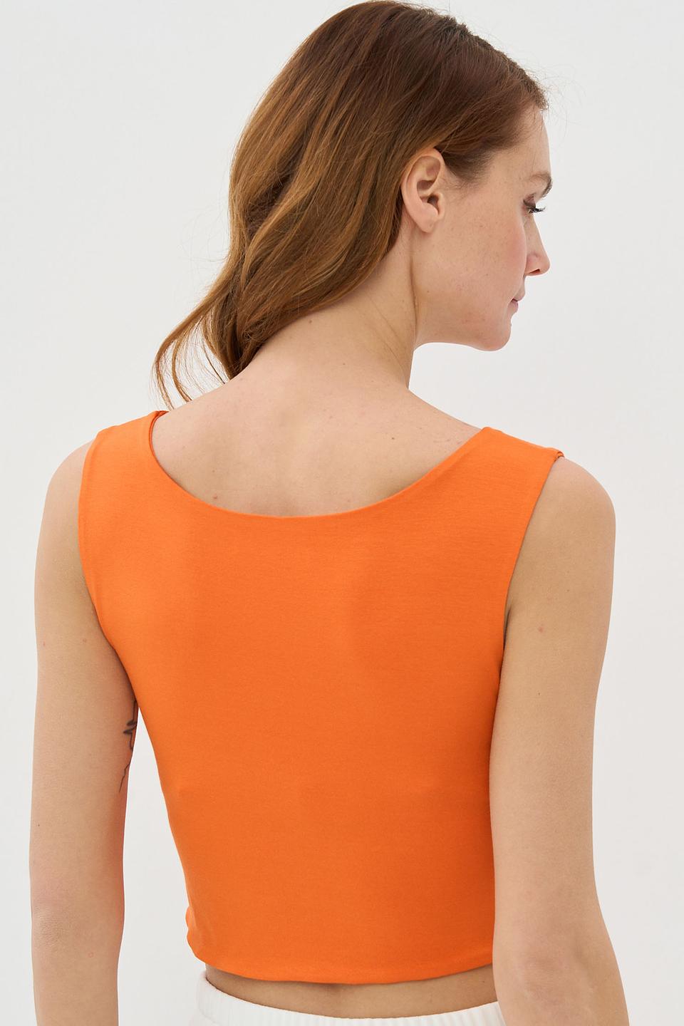 Топ VAY оранжевый базовый