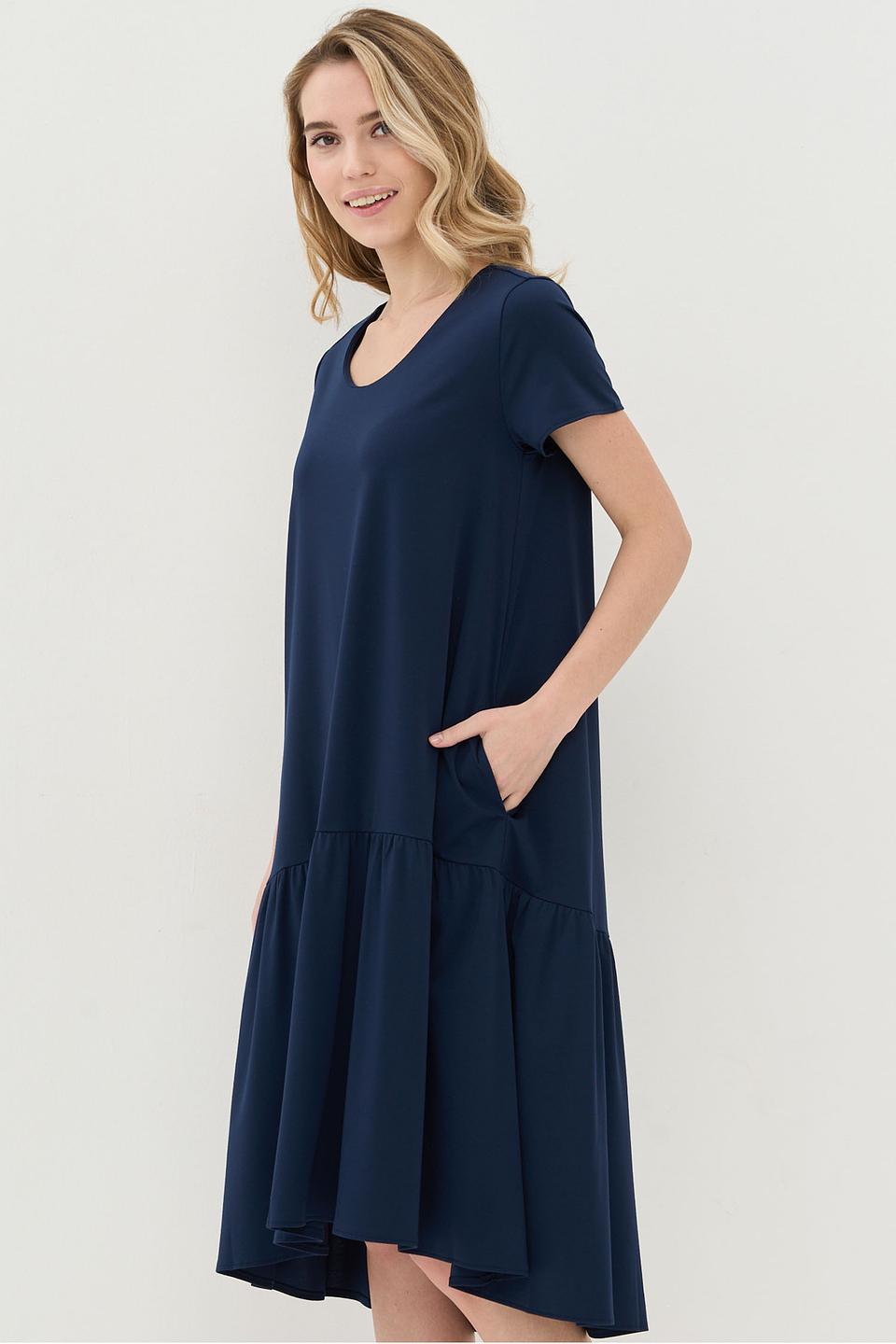 Платье VAY трапеция синее
