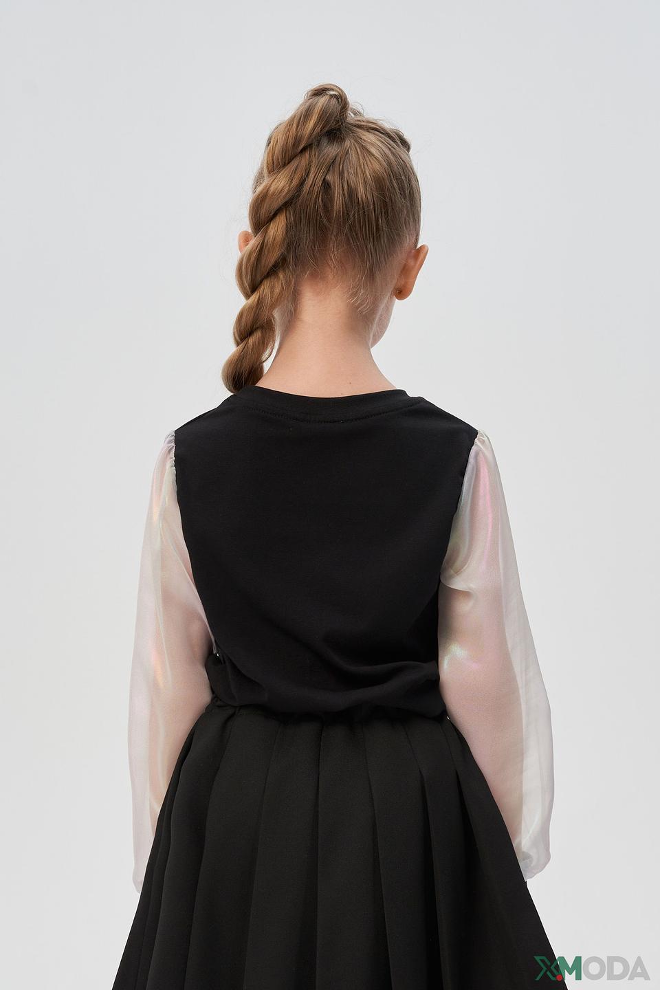 Джемпер Choupette дев. с надписью чёрный