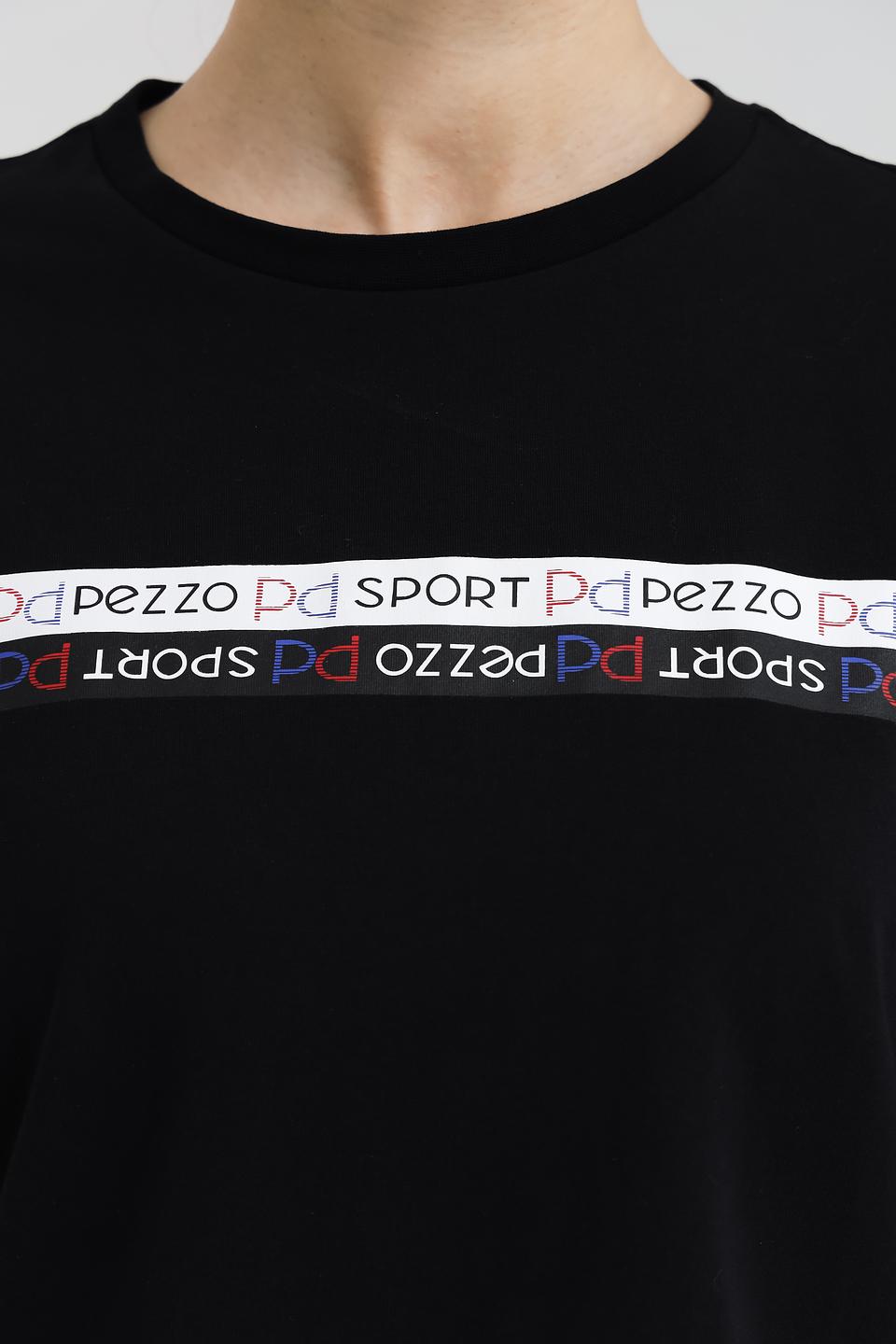 Футболка Pezzo с логотипом чёрная