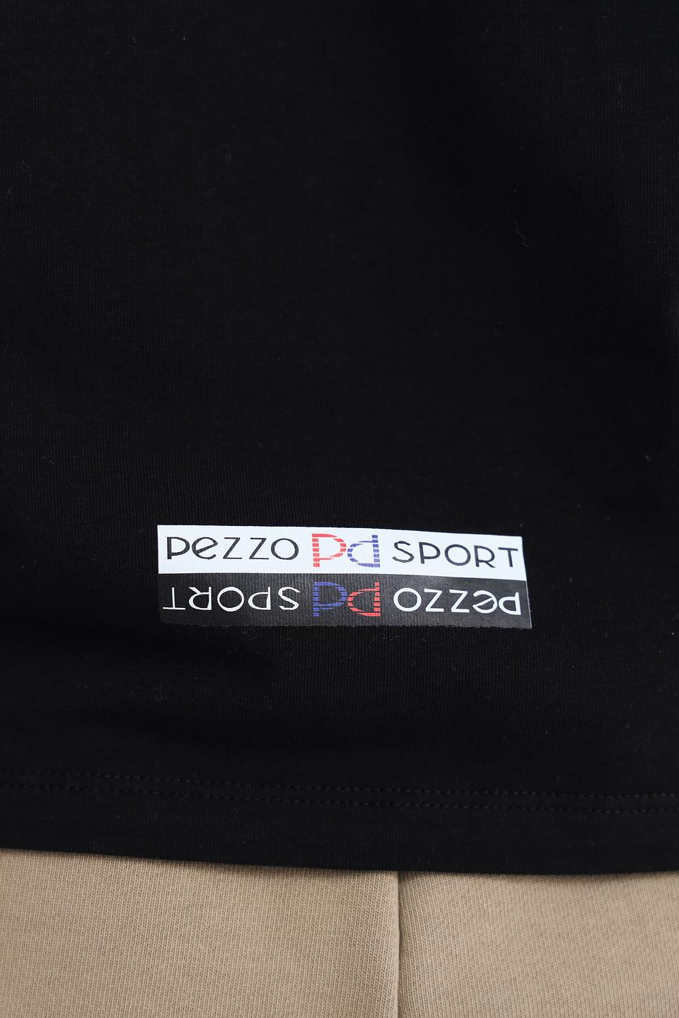 Футболка Pezzo с логотипом чёрная
