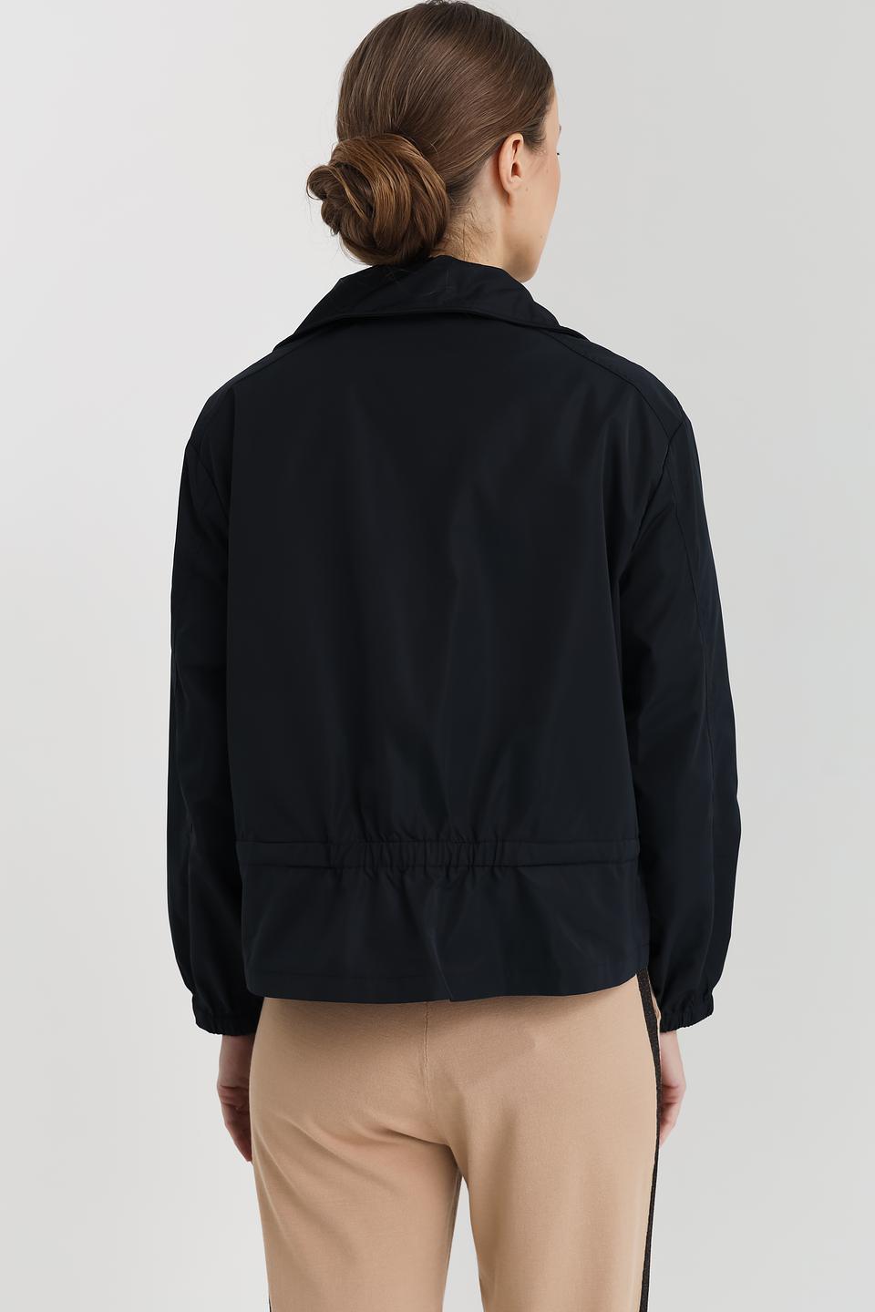 Куртка Pezzo с поясом чёрная