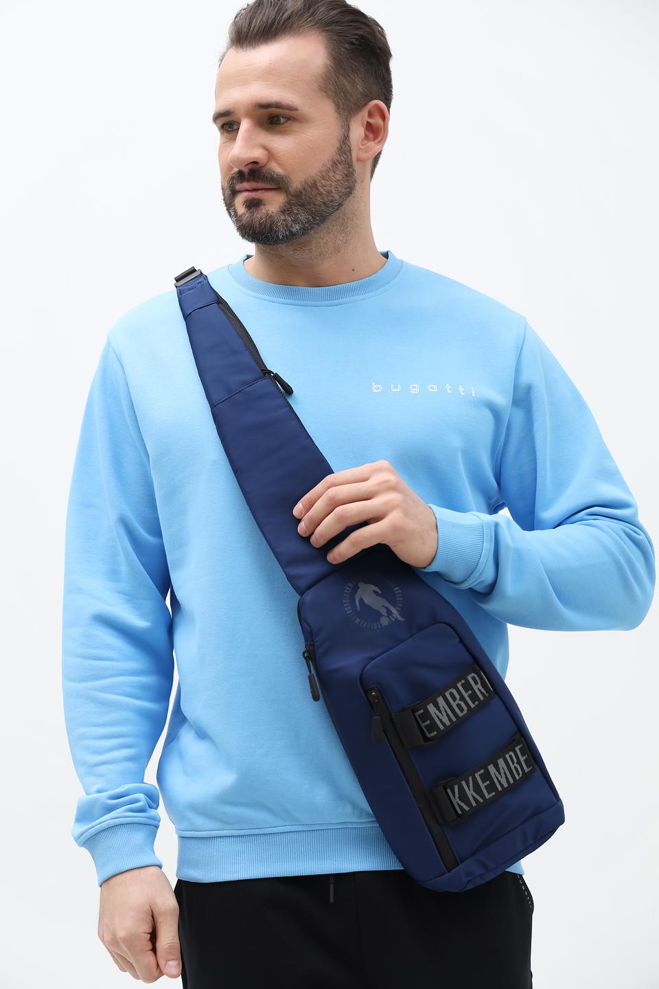 Сумка через плечо Bikkembergs синяя