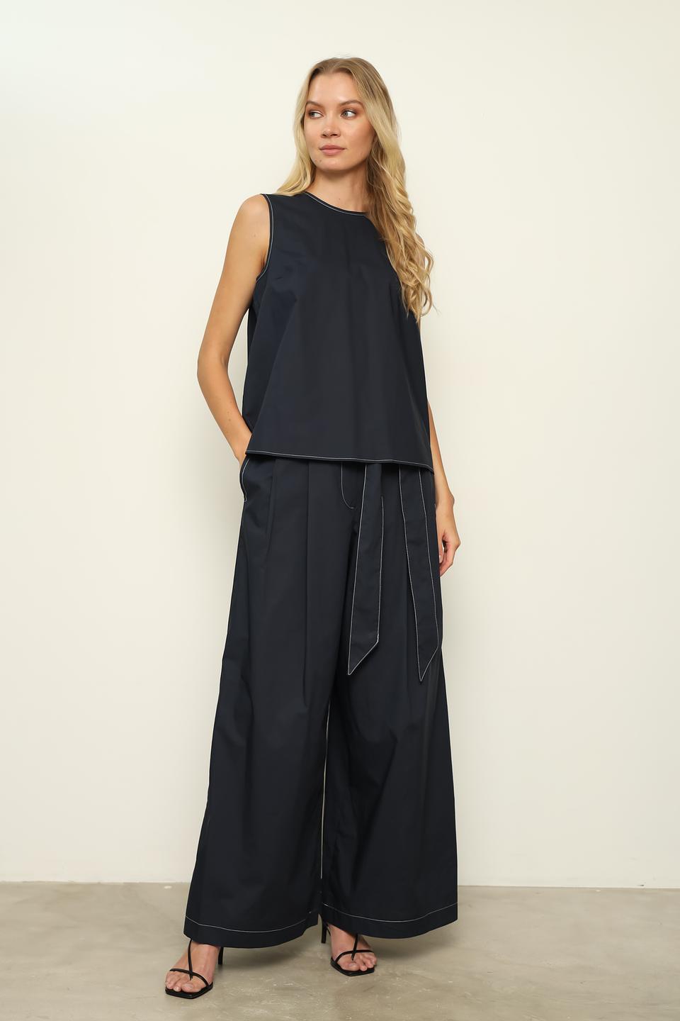 Топ Silvian Heach женский тёмно-синий