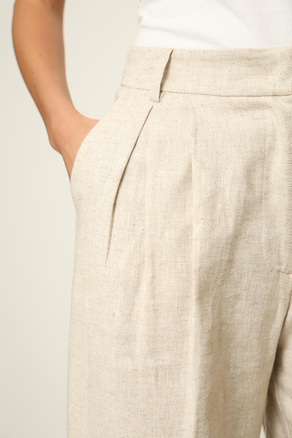 Брюки палаццо Silvian Heach бежевые