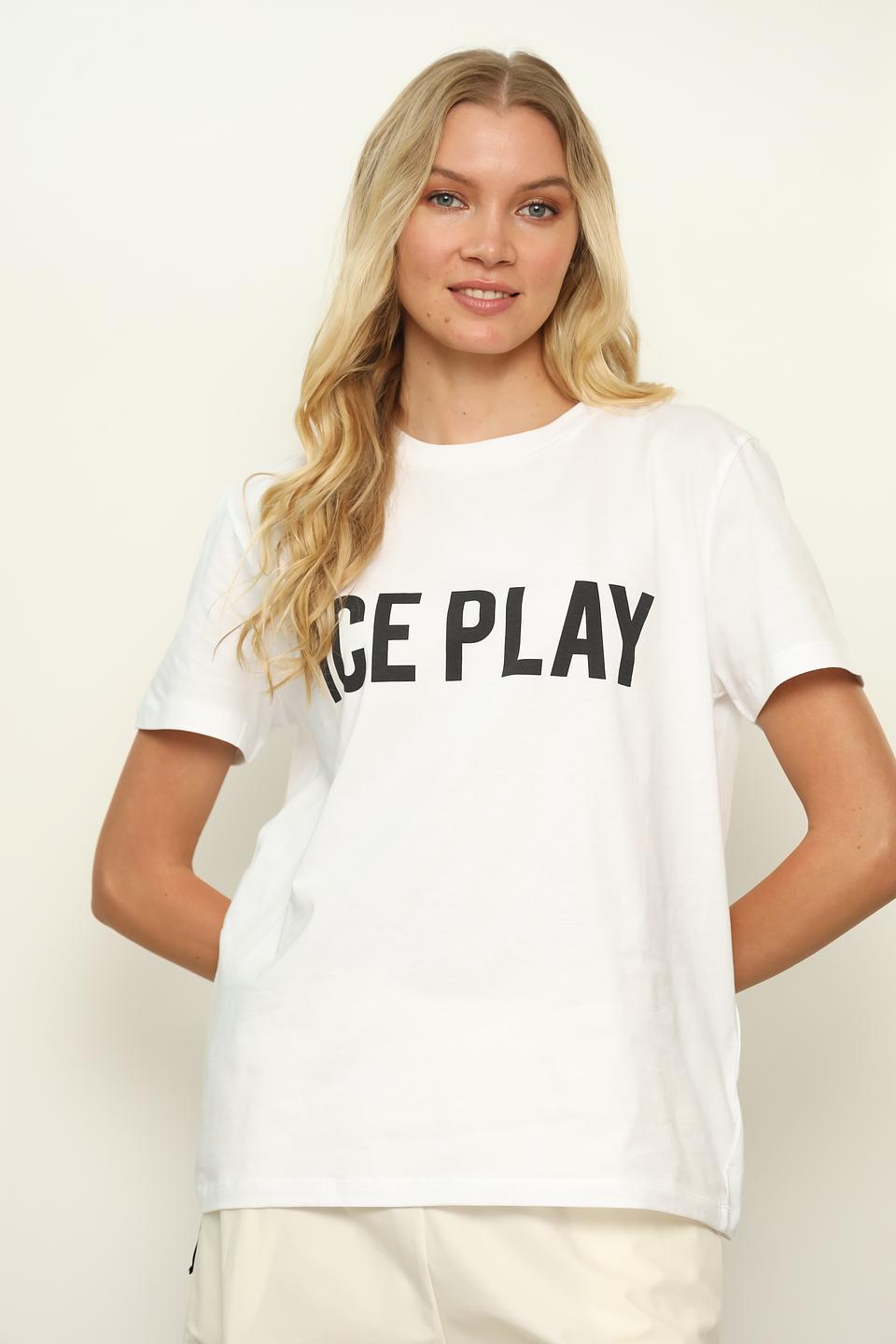 Футболка Ice Play жен. с логотипом