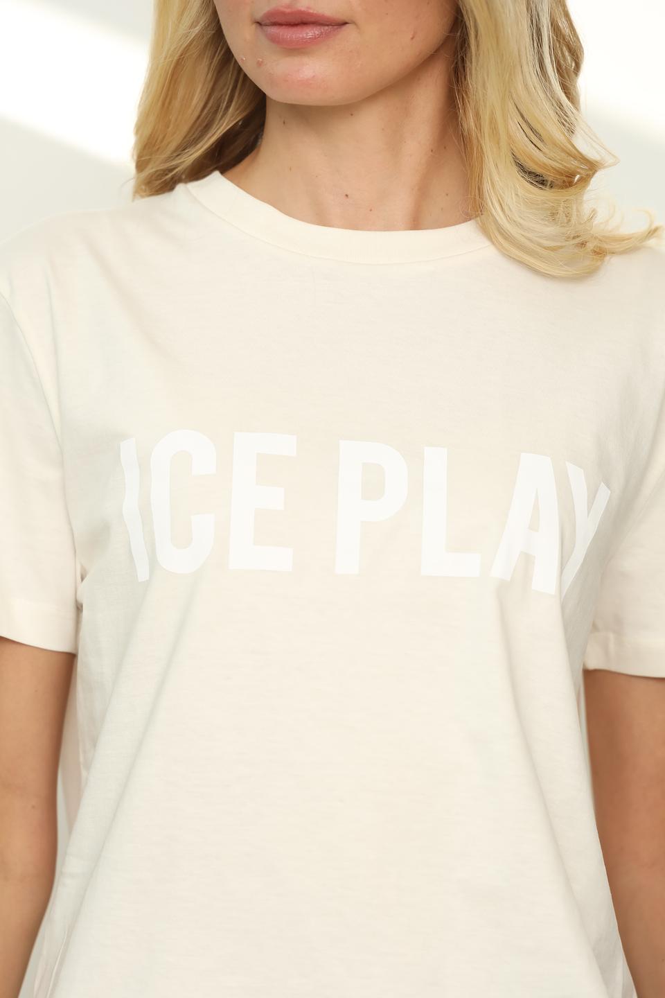 Футболка Ice Play жен. бежевая