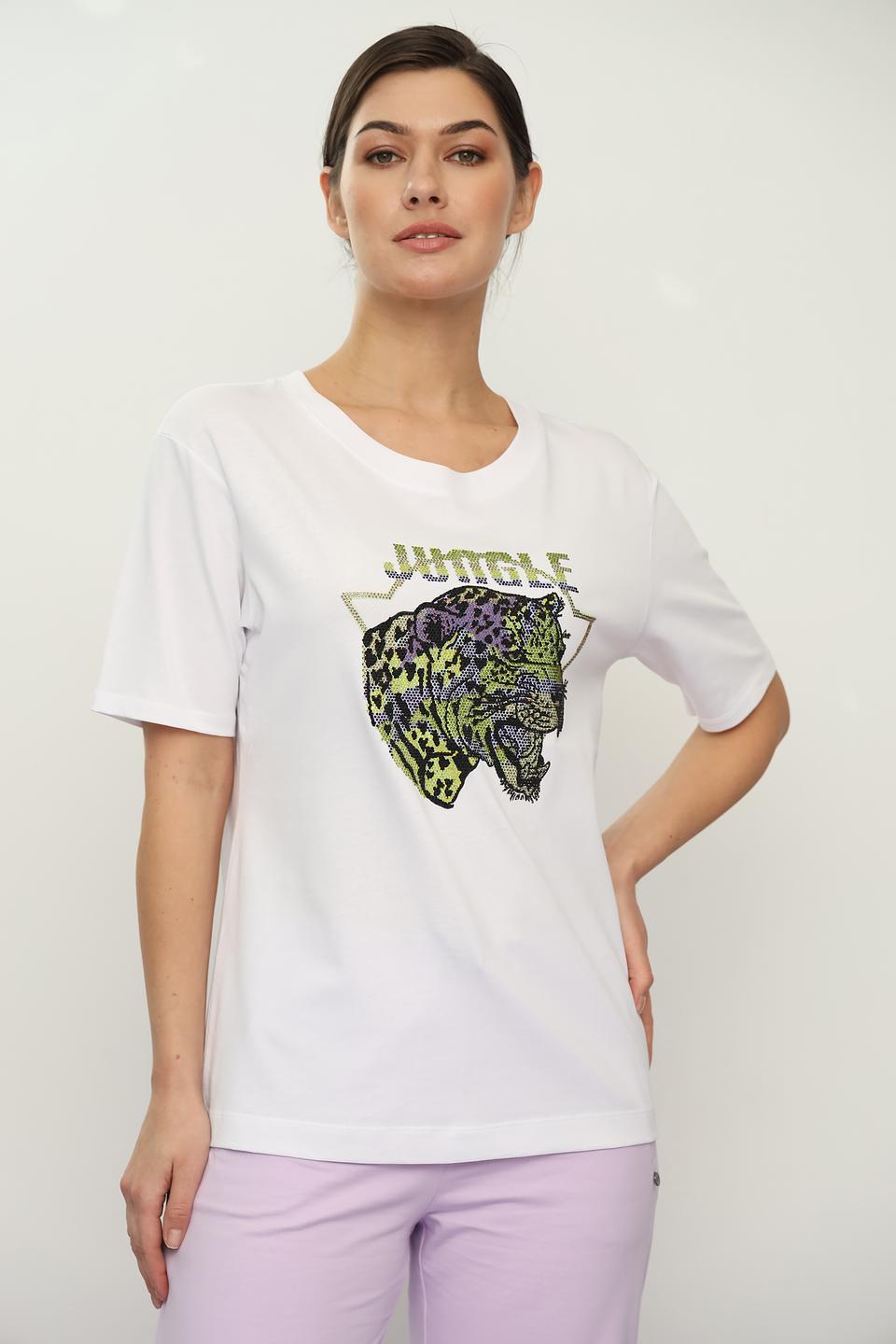 Футболка Margittes с леопардом