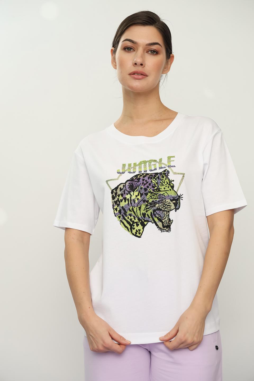 Футболка Margittes с леопардом