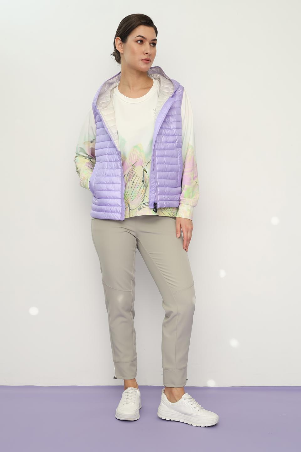 Жилет Bugatti стеганый лавандовый