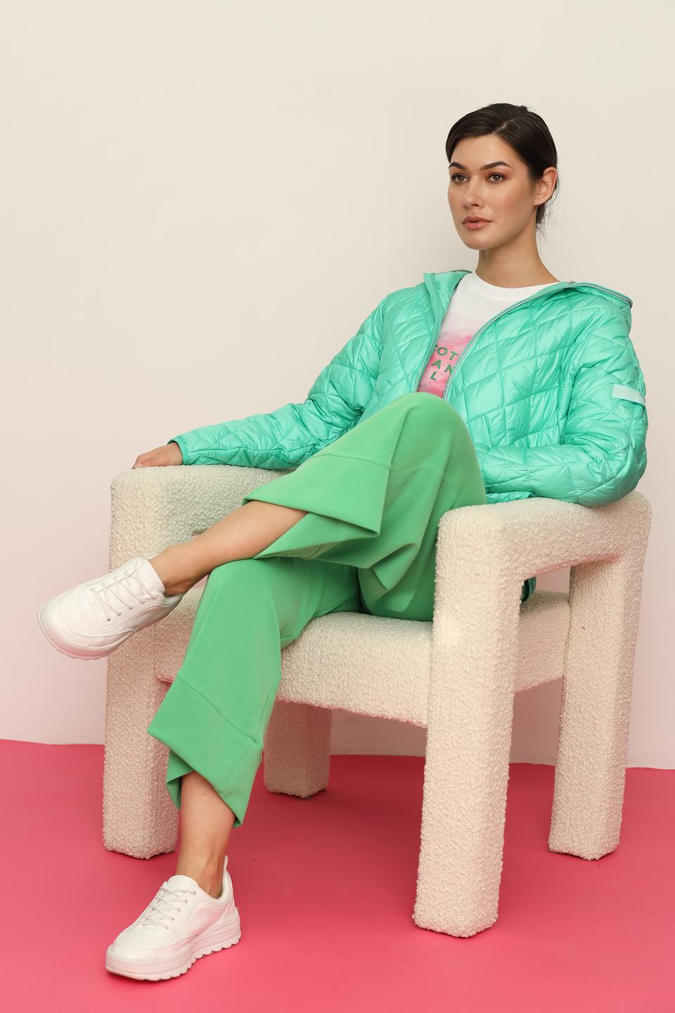 Куртка Bugatti стеганая мятная