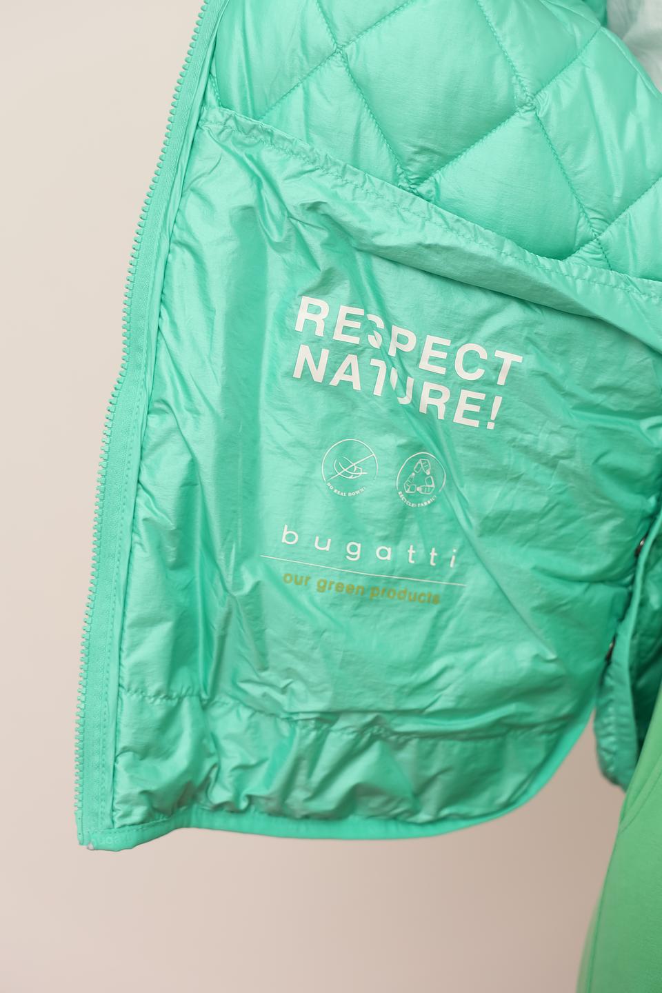 Куртка Bugatti стеганая мятная