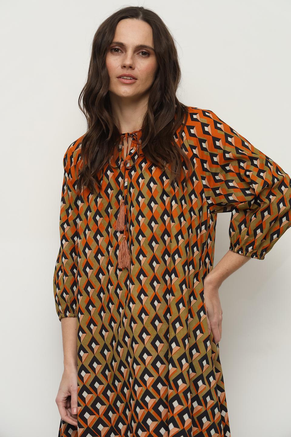 Платье Catnoir с геометрическим принтом