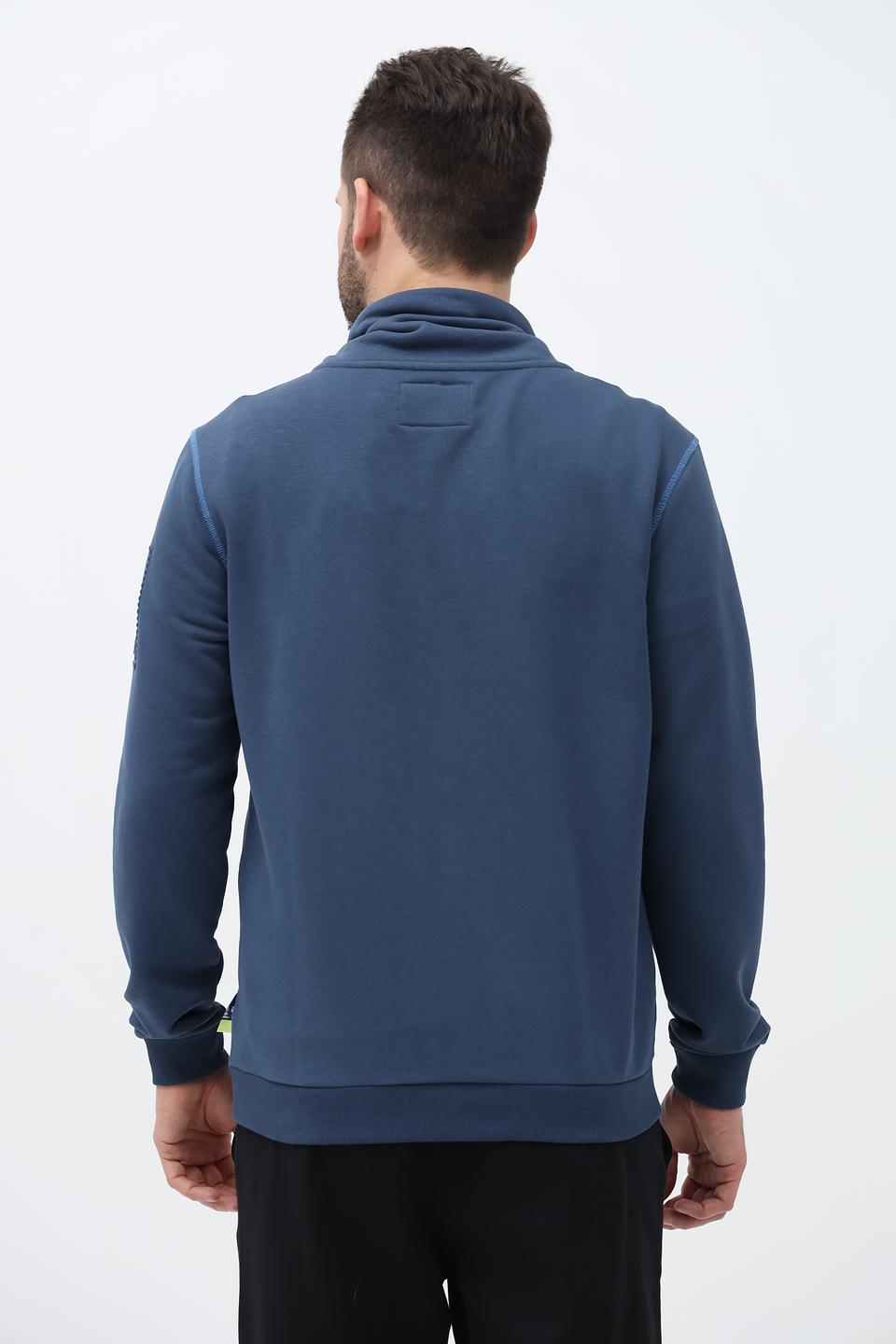 Кардиган Ragman на молнии синий